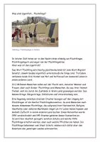 Vorschau - Arbeitsblätter - Was sind... Flüchtlinge? Aufgaben und Lösung - Seite 1