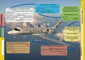 Vorschau - Arbeitsblätter - Reise um die Welt - Deckblatt