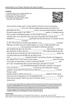 Vorschau - Arbeitsblätter - Arbeitsblätter zum Thema "Antoine de Saint-Exupéry" + Lösung & MP3 + Mindmap + Infografik - Deckblatt