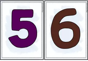 Vorschau - Bildkarten - Flashcards numbers 1-20 (Bild- und Wortkarten zum Thema numbers) - Seite 3