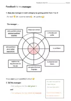 Vorschau - Arbeitsblätter - Giving Feedback - Zielscheiben Feedback 'Job interview' - Seite 1