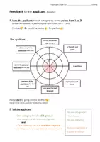 Vorschau - Arbeitsblätter - Giving Feedback - Zielscheiben Feedback 'Job interview' - Seite 3