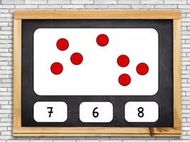 Vorschau - Spiele - Kombipaket: 3 x Mengen erfassen, interaktive PDF-Spiele Klasse 1 (Plättchen werfen) - Deckblatt