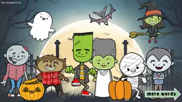 Vorschau - Arbeitsblätter - interaktive Wortschatzeinführung - Halloween & Vokabelheft - Seite 2