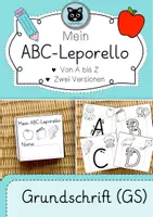 Vorschau - Arbeitsblätter - SPARPAKET Schreibübungen Grundschrift (GS) - Seite 1