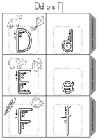 Vorschau - Mal- und Bastelvorlagen - Mein ABC-Leporello | Druckschrift | Bastelvorlage - Seite 3