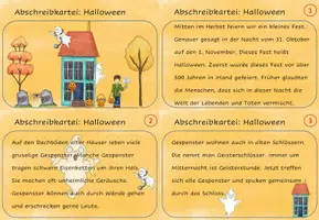 Vorschau - Arbeitsblätter - Abschreib-Paket zu Halloween - Seite 2