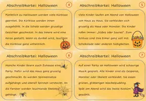 Vorschau - Arbeitsblätter - Abschreib-Paket zu Halloween - Seite 3