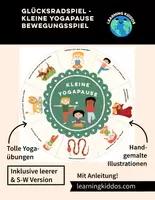 Vorschau - Spiele - Glücksrad - Yoga Pause - auch für Homeschooling - Deckblatt