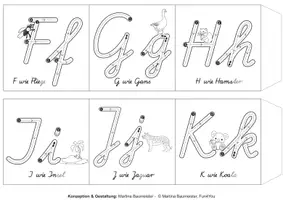 Vorschau - Arbeitsblätter - ABC - Leporello basteln - SAS #homeschooling - Seite 2