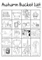 Vorschau - Arbeitsblätter - Autumn - Sketchnote Bucket List / Find Someone Who / Bingo - Seite 3