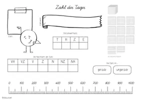 Vorschau - Arbeitsblätter - Zahl des Tages (im ZR 1000) - Seite 3