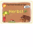 Vorschau - Fördermaterial/Inklusion - Partnerlesekarten Sätze Herbst - Seite 3