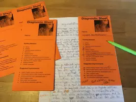 Vorschau - Lehrpläne/Lehrermaterial - Bewertung Englischer Texte: Diagnostic Sheet - Deckblatt