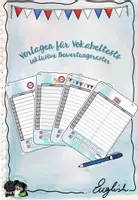 Vorschau - Test - Vorlagen für Vokabeltests inklusive Bewertungsraster - Deckblatt