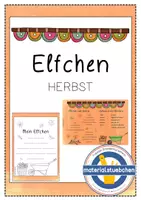 Vorschau - Arbeitsblätter - Elfchen zum Herbst - Deckblatt