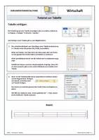 Vorschau - Unterrichtsreihen - EDV/Informatik/Word: Tabelle und Tutorial - Seite 3