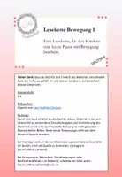 Vorschau - Spiele - Lesekette Bewegung 1 - Seite 3