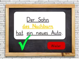 Vorschau - Spiele - Genitiv bestimmen, interaktive PDF, Spiel, Satzglieder bestimmen - Seite 3