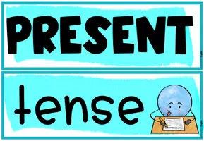 Vorschau - Poster - Present Simple Tense - Tafelmaterial - Seite 2
