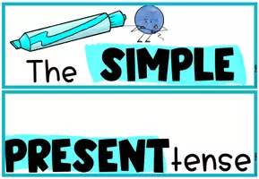 Vorschau - Poster - Present Simple Tense - Tafelmaterial - Seite 3