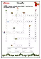 Vorschau - Arbeitsblätter - Kreuzworträtsel "Weihnachten" (2fach differenziert) - Seite 3