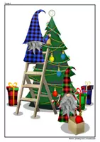 Vorschau - Stationenlernen - Puzzle "Weihnachten" (3 Stück) - Seite 1