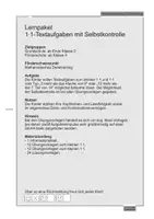Vorschau - Arbeitsblätter - Lernpaket: 1x1-Textaufgaben mit Selbstkontrolle - Seite 1