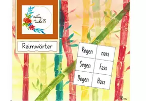 Vorschau - Arbeitsblätter - Reimwörter-Spaß - Deckblatt