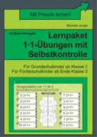 Vorschau - Arbeitsblätter - Lernpaket: 1x1-Übungen mit Selbstkontrolle - Deckblatt