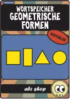 Vorschau - Poster - Wortspeicher "Geometrische Formen" Merkplakat - Deckblatt