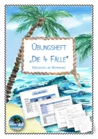 Vorschau - Arbeitsblätter - Übungsheft "Die vier Fälle der Nomen" (Deklination und Bestimmung) - Deckblatt