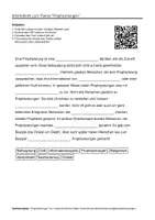 Vorschau - Arbeitsblätter - Arbeitsblätter zum Thema "Prophezeiungen" + Lösung & MP3 + - Deckblatt