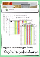 Vorschau - Arbeitsblätter - Tastaturschulung: kognitve Ankreuzbögen - Deckblatt