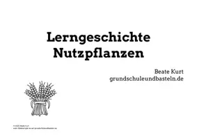 Vorschau - Arbeitsblätter - Lerngeschichte: alles rund um Nutzpflanzen - Seite 1