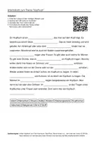 Vorschau - Arbeitsblätter - Arbeitsblätter zum Thema "Kopftuch" + Lösung & MP3 + - Deckblatt