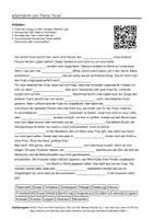 Vorschau - Arbeitsblätter - Arbeitsblätter zum Thema "Kuss" + Lösung & MP3 + - Deckblatt