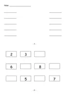Vorschau - Stundenentwürfe - Standortbestimmung Klasse 1 Mathe - Seite 2