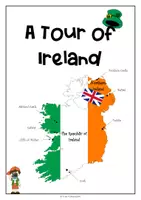 Vorschau - Stationenlernen - My trip to Ireland - Reading Booklet mit Fact Cards - Seite 1