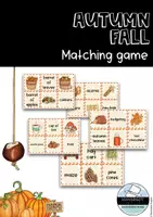 Vorschau - Unterrichtsreihen - Autumn / Fall Matching game - Deckblatt