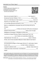 Vorschau - Arbeitsblätter - Arbeitsblätter zum Thema "Moers" + Lösung & MP3 + - Deckblatt