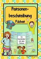 Vorschau - Fördermaterial/Inklusion - Personenbeschreibung Fächer - Deckblatt