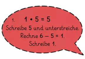 Vorschau - Fördermaterial/Inklusion - schriftliche Division Tafelmaterial - Seite 3
