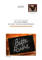 Vorschau - Klassenarbeiten - Klassenarbeit Text- und Lesestrategien mit Erwartungshorizont - Deckblatt