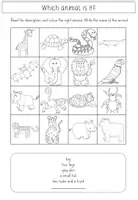 Vorschau - Unterrichtsreihen - Describing wild animals - Reading material (Monkey Puzzle) - Seite 1