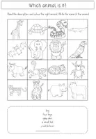 Vorschau - Unterrichtsreihen - Describing wild animals - Reading material (Monkey Puzzle) - Seite 3