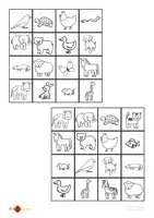 Vorschau - Spiele - "Tier-BINGO" für DaF/DaZ und Fremdsprachen - Seite 1