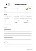 Vorschau - Arbeitsblätter - Arbeitsblätter Schreiben einer Spielanleitung - Seite 1