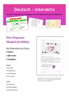 Vorschau - Arbeitsblätter - Gefühle ausdrücken mit dem Organon-Modell - Deckblatt