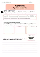 Vorschau - Arbeitsblätter - Arbeitsblätter zur Einführung in das Thema Magnetismus - Seite 2